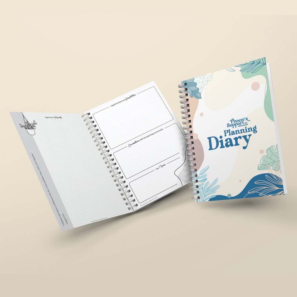 Planning Diary for Educators (Sea Breeze Perpetual Collection)