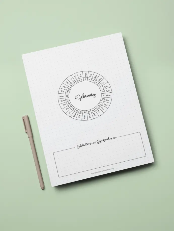 Planning Diary - Monthly Planning