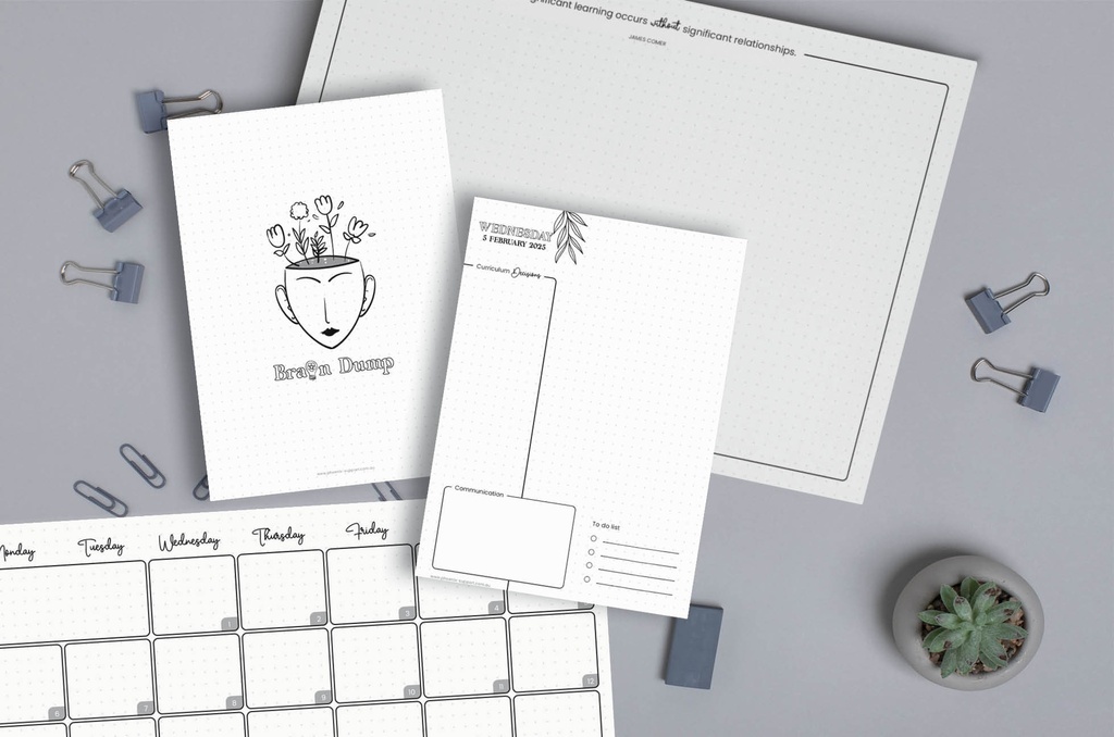 Printable Educator Documentation Bundle (Sea Breeze 2025 Digital PDF)