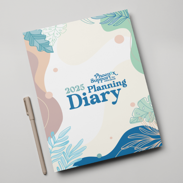 Printable Educator Planning Diary (Sea Breeze 2024 Digital PDF Collection)