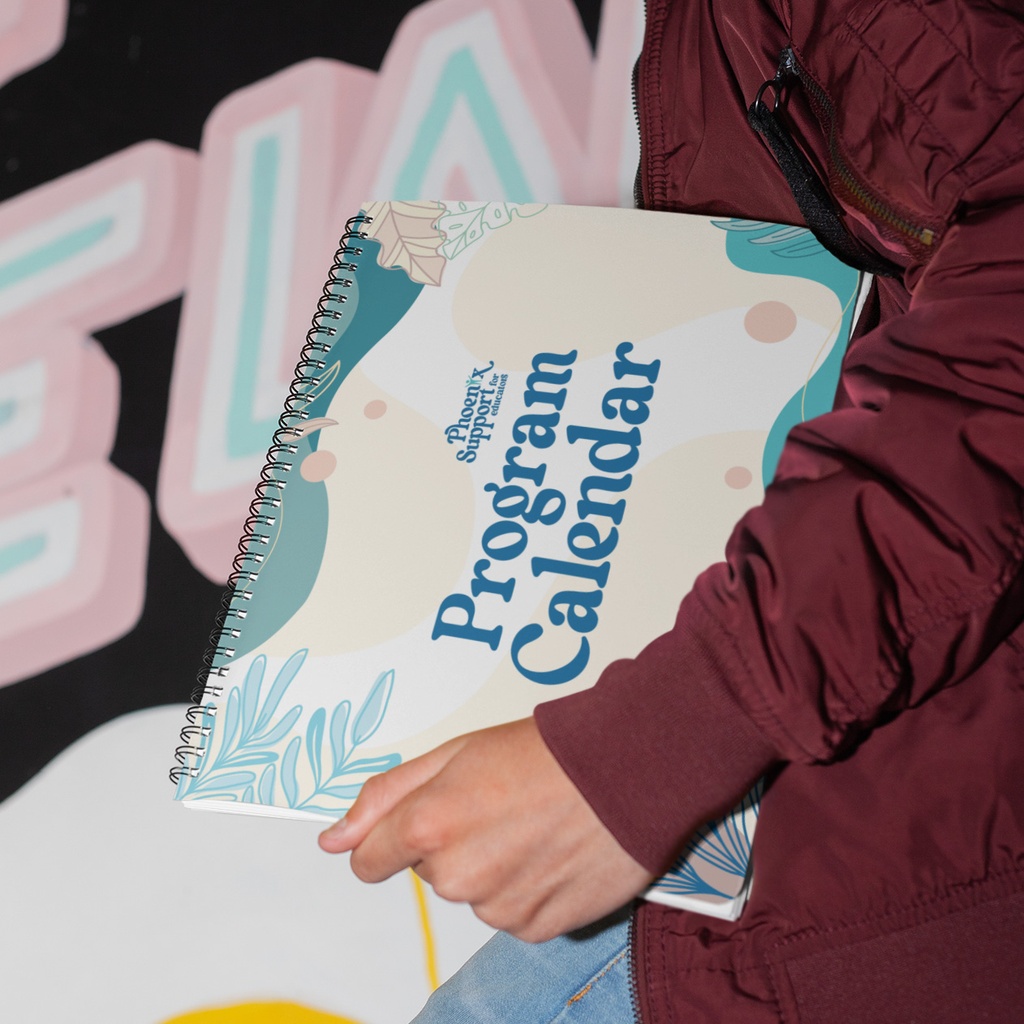 Program Calendar for Educators | Printed Perpetual Edition | Sea Breeze