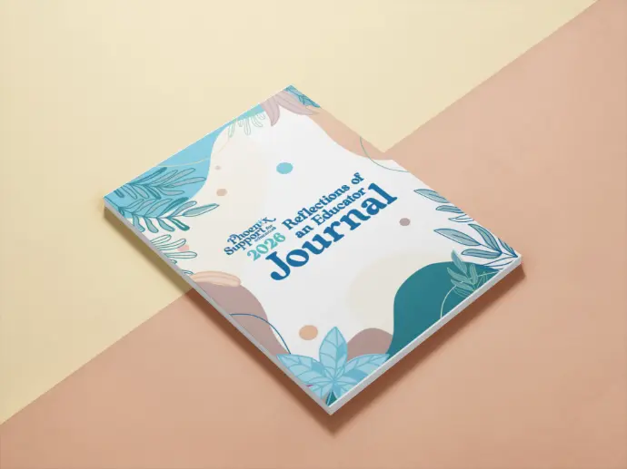 Printable Reflections of an Educator Journal (Sea Breeze 2026 Digital PDF Collection)