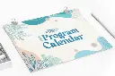 Printable Educator Program Calendar (Sea Breeze 2026 Digital PDF Collection)