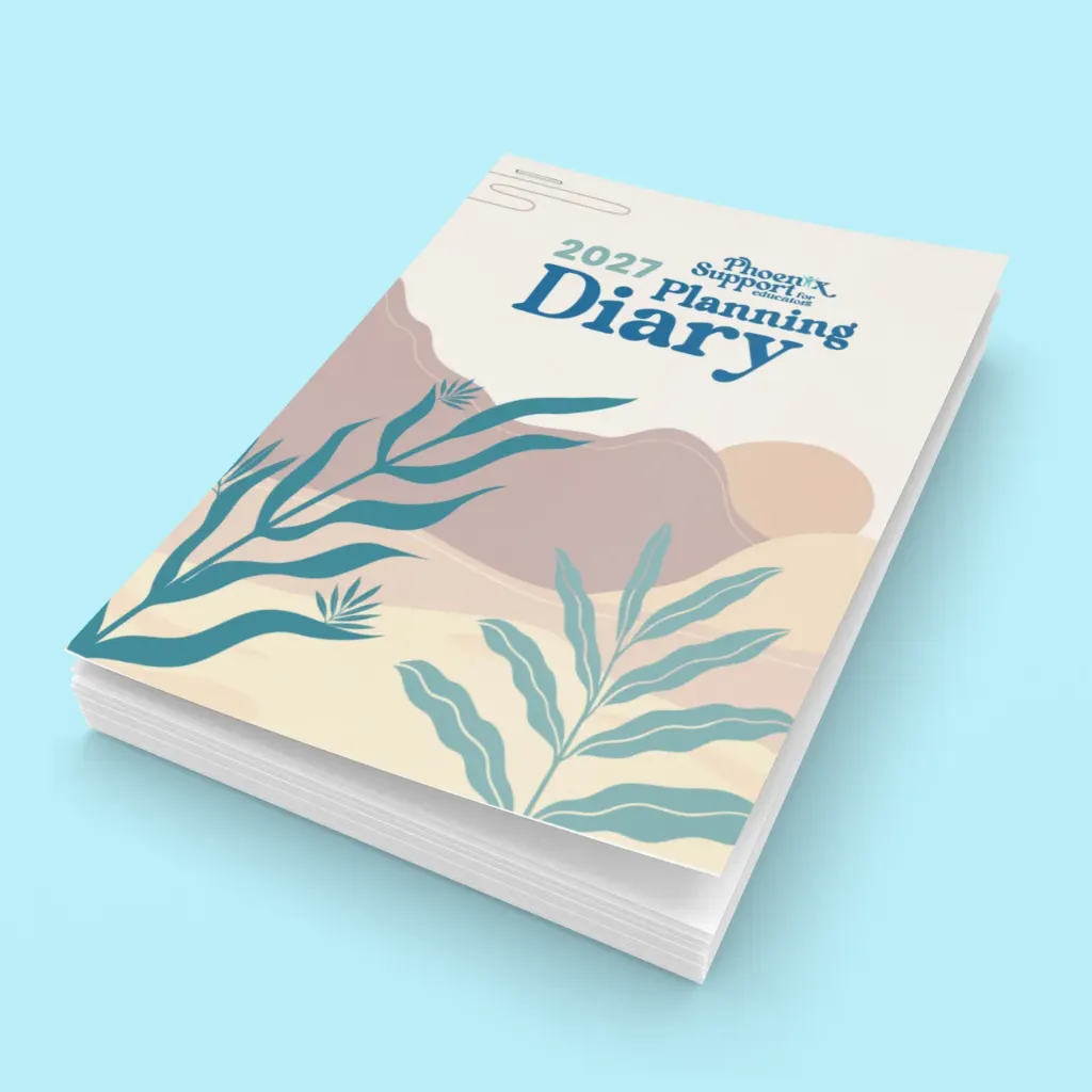 2027 Planning Diary for Educators  | Printable and Digital PDF | Desert Sands
