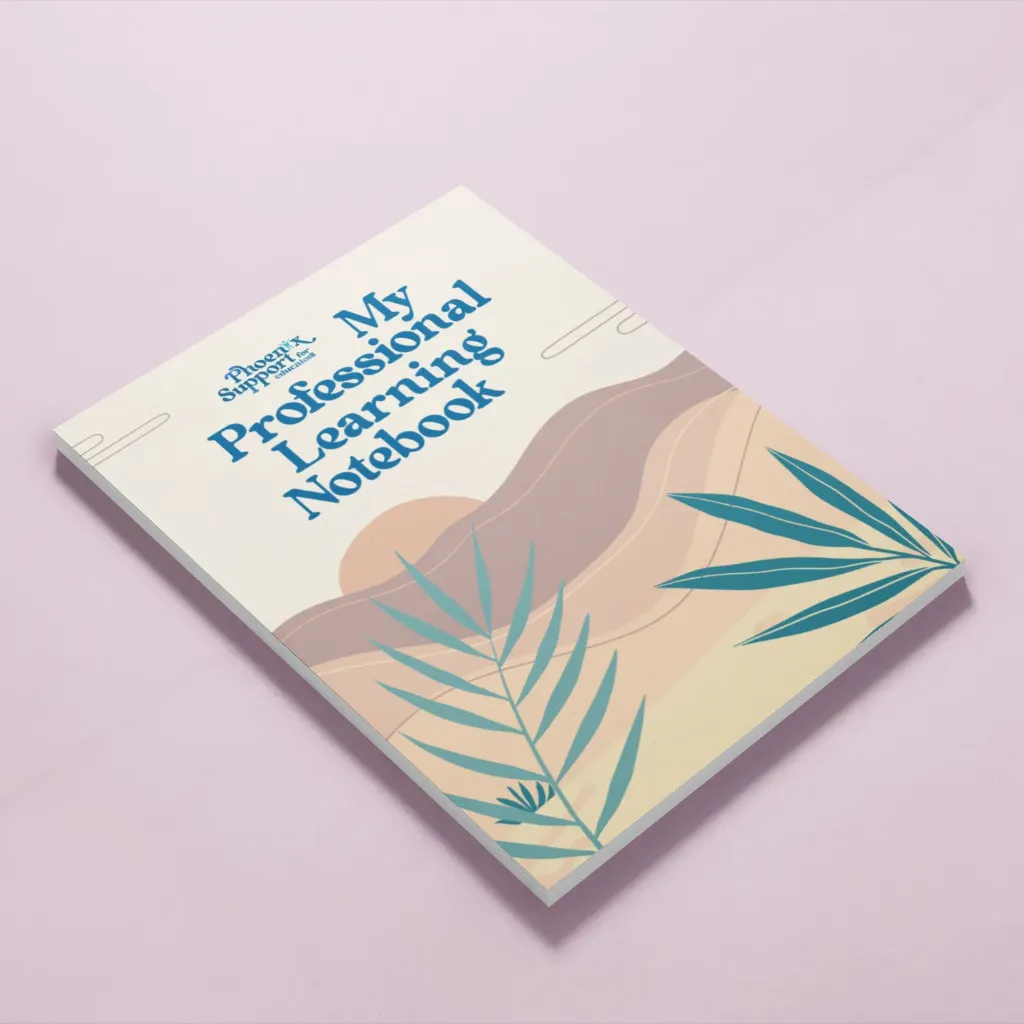 Professional Learning Notebook for Educators | Printable and Digital PDF | Desert Sands