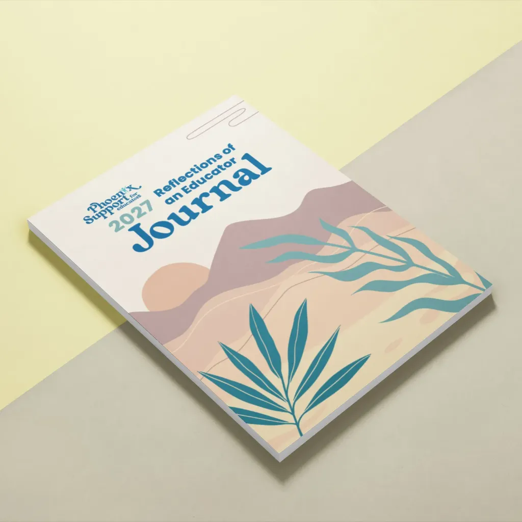 2027 Reflections of an Educator Journal | Printable and Digital PDF | Desert Sands