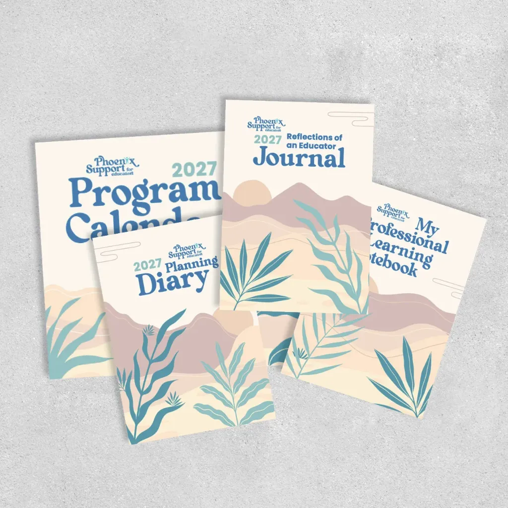 2027 Complete Reflections of an Educator Bundle | Printable and Digital PDF | Desert Sands
