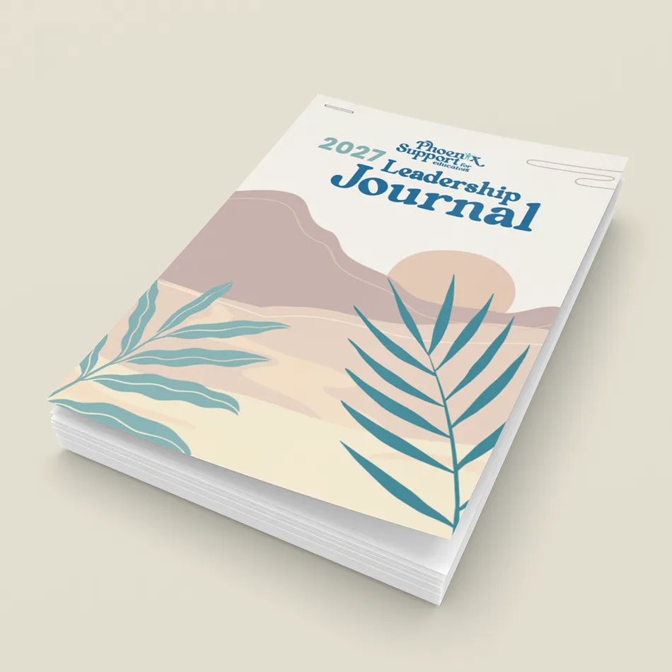 2027 Educational Leader Journal | Printable and Digital PDF | Desert Sands