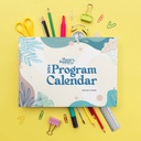 Printable Educator Program Calendar (Sea Breeze 2024 Digital PDF Collection)